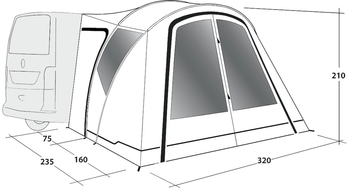 Outwell Lakecrest bustent