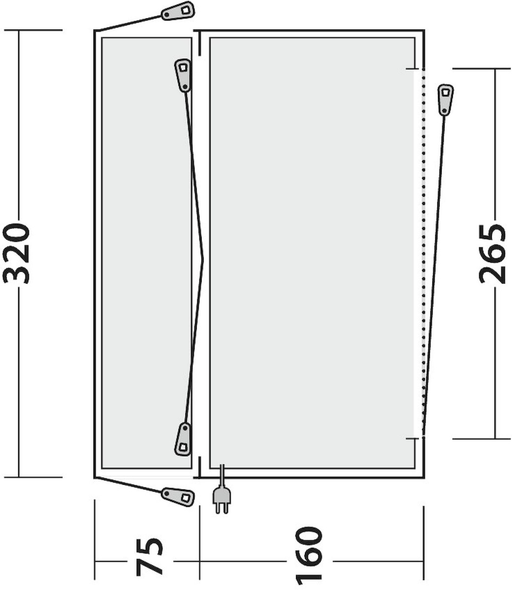 Outwell Lakecrest bustent