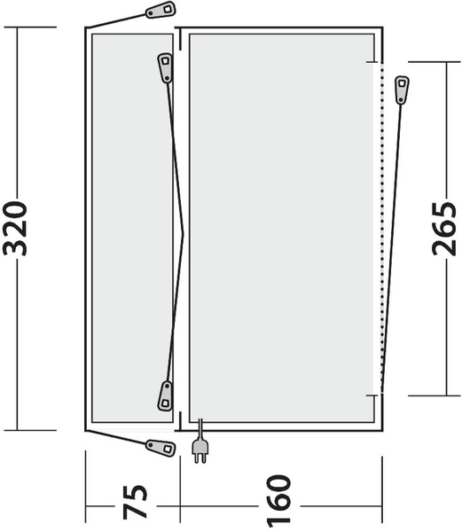 Outwell Lakecrest bustent