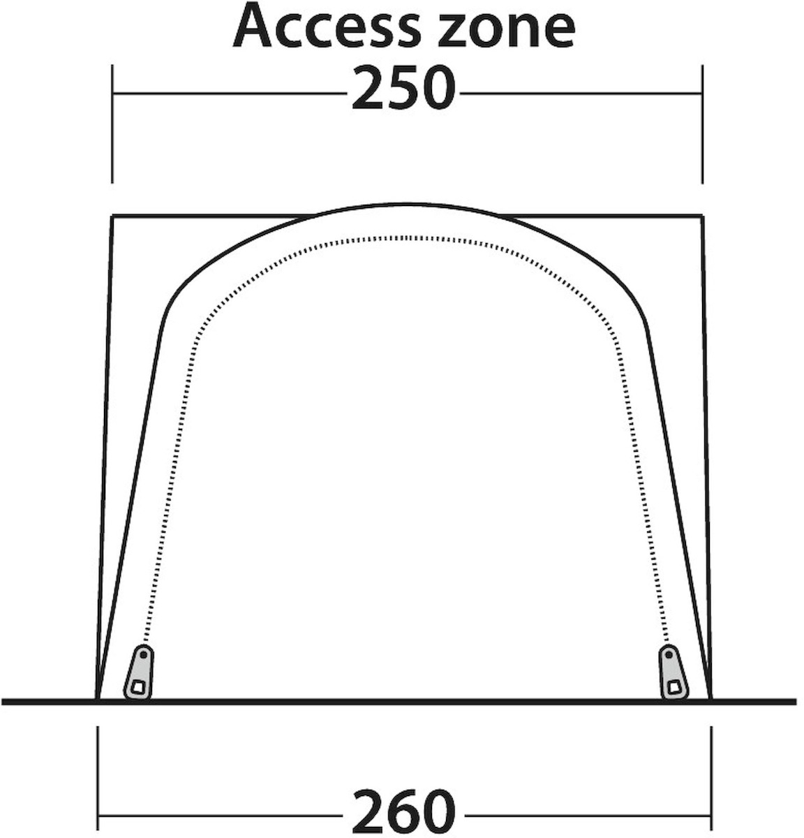 Outwell Newburg 160 Air opblaasbare bustent