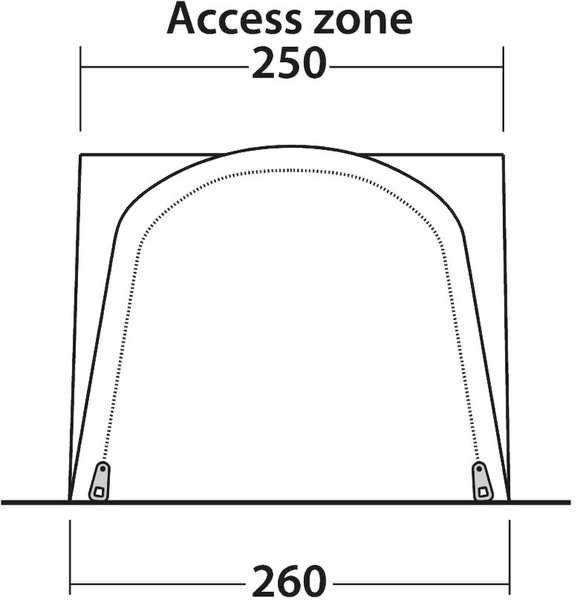 Outwell Newburg 160 Air opblaasbare bustent