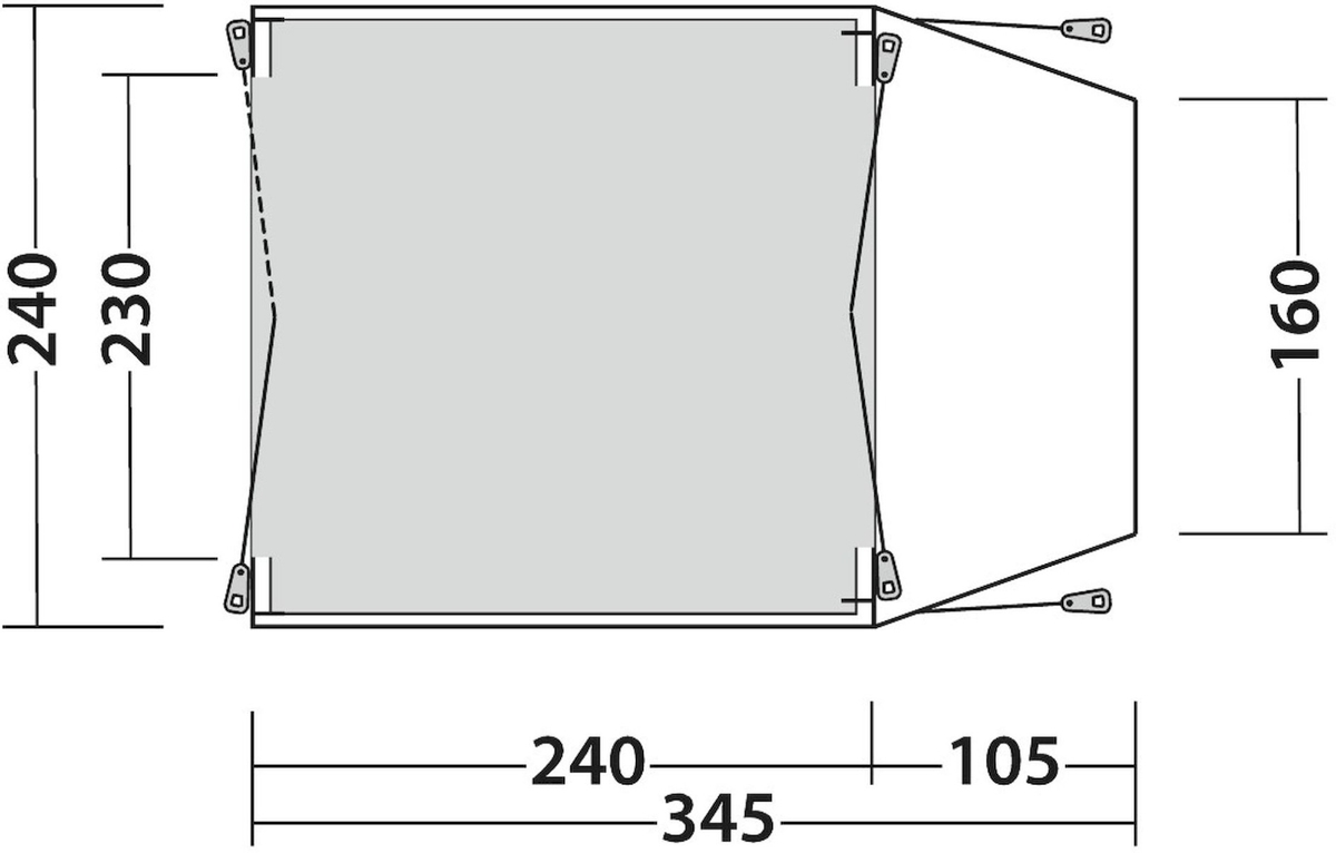 Outwell Beachcrest bustent