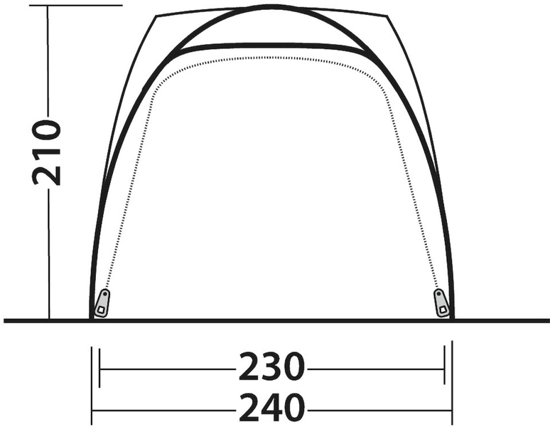 Outwell Beachcrest bustent