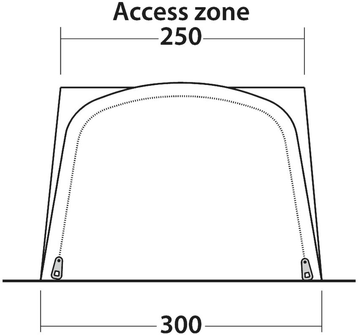 Outwell Newburg 240 Air opblaasbare bustent