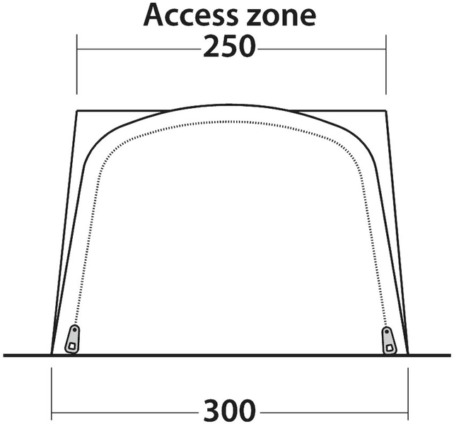 Outwell Newburg 240 Air opblaasbare bustent