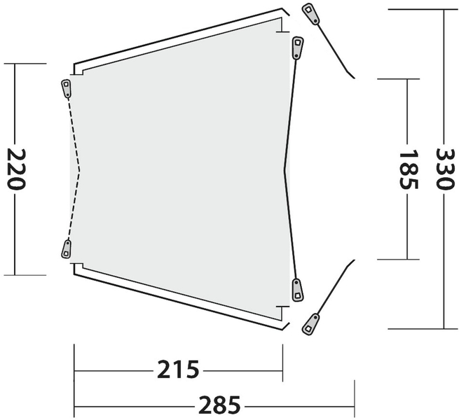 Outwell Woodcrest bustent