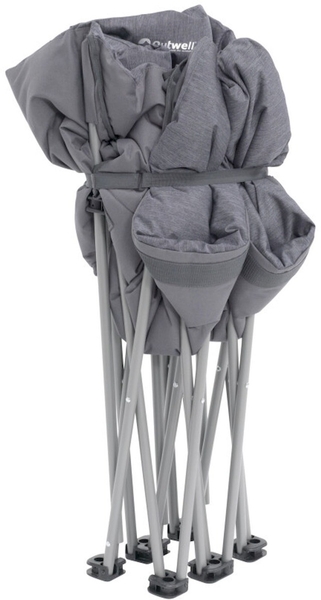 Outwell Sardis Lake tweepersoons vouwstoel - Grijs