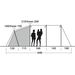 Outwell Norwood 6 tunneltent - 6 persoons