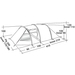 Easy Camp Spirit 300 tunneltent - 3 persoons - Groen