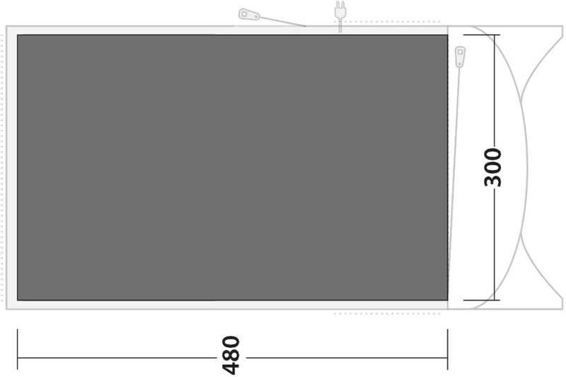 Outwell Greenwood 5 grondzeil - Grijs