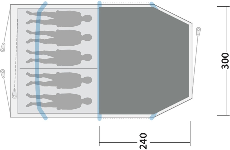 Outwell Starhill 5A vloerkleed - Grijs