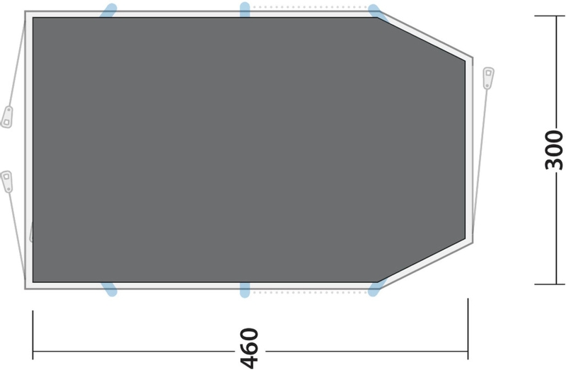 Outwell Starhill 5A grondzeil - Grijs