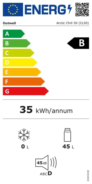 Outwell Arctic Chill compressor koelbox - 45 liter - Blauw