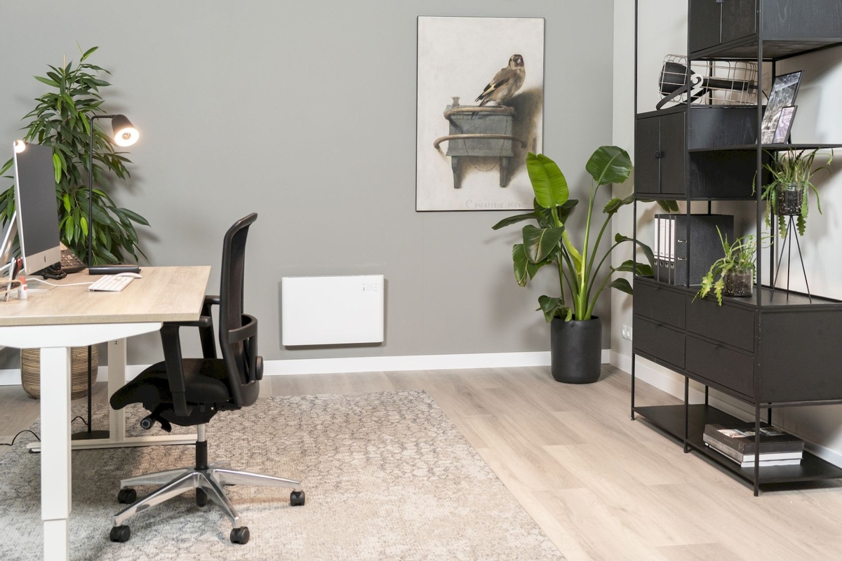 Eurom Alutherm 1000 Wifi elektrische kachel - in werkkamer