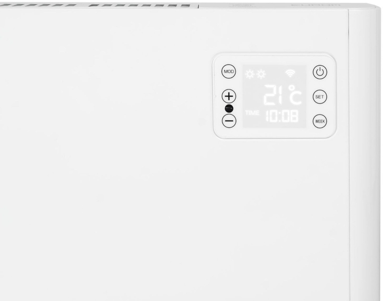 Eurom Alutherm 1000 Wifi elektrische kachel - display