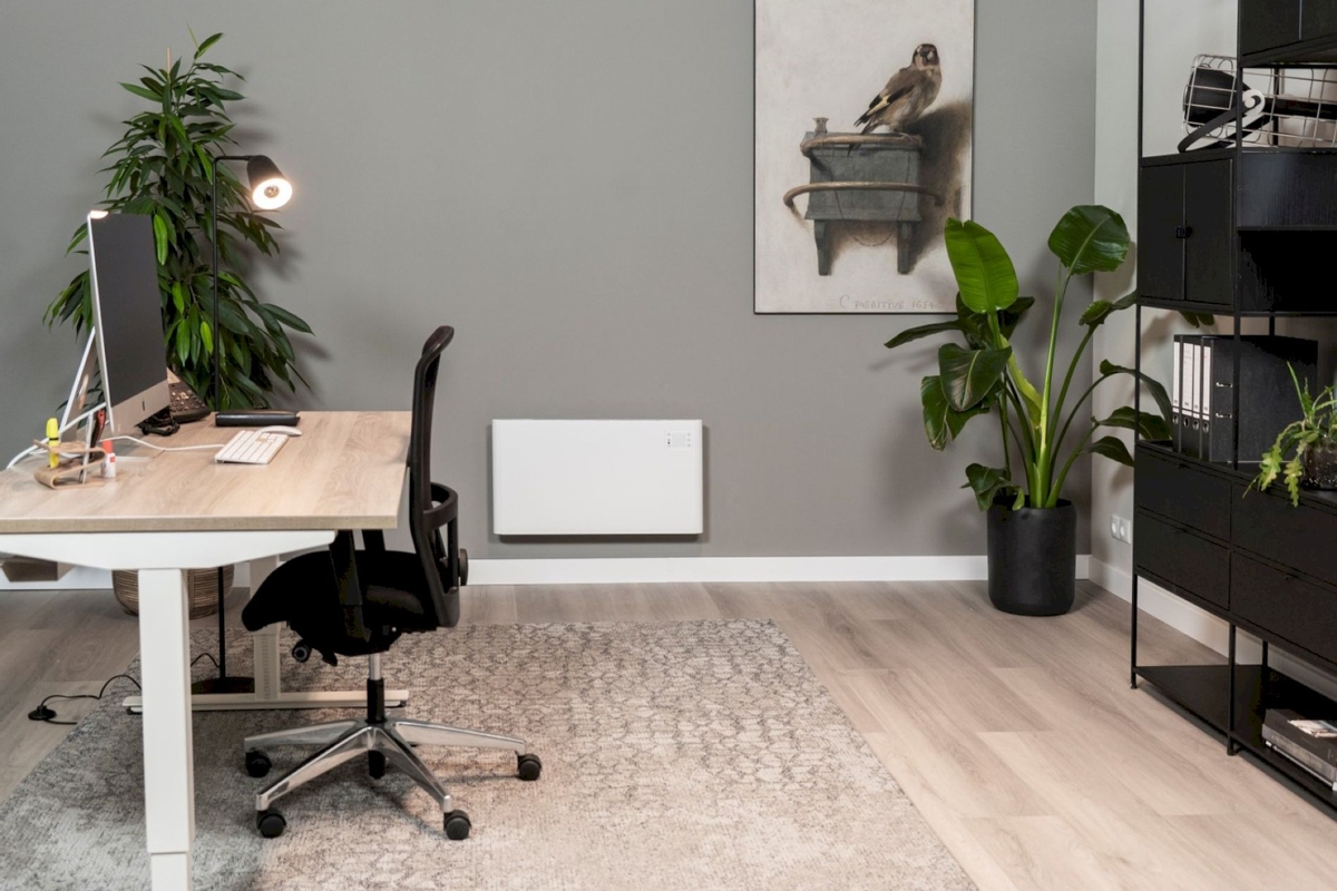 Eurom Alutherm 2000 Wifi elektrische kachel - in de werkkamer