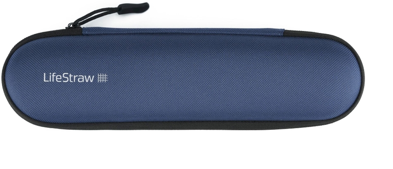 Lifestraw Peak Personal Straw waterfilter - Blauw - case