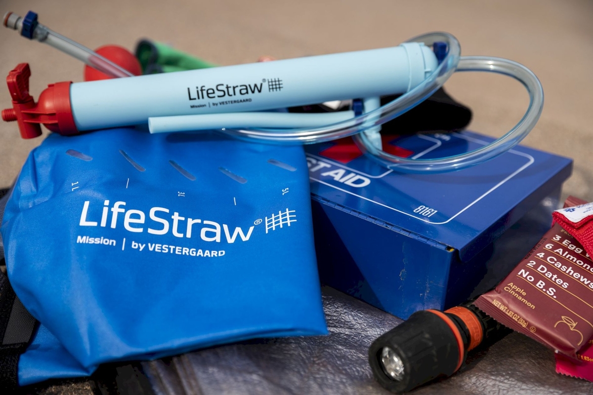 LifeStraw mission gravity bag - blauw
