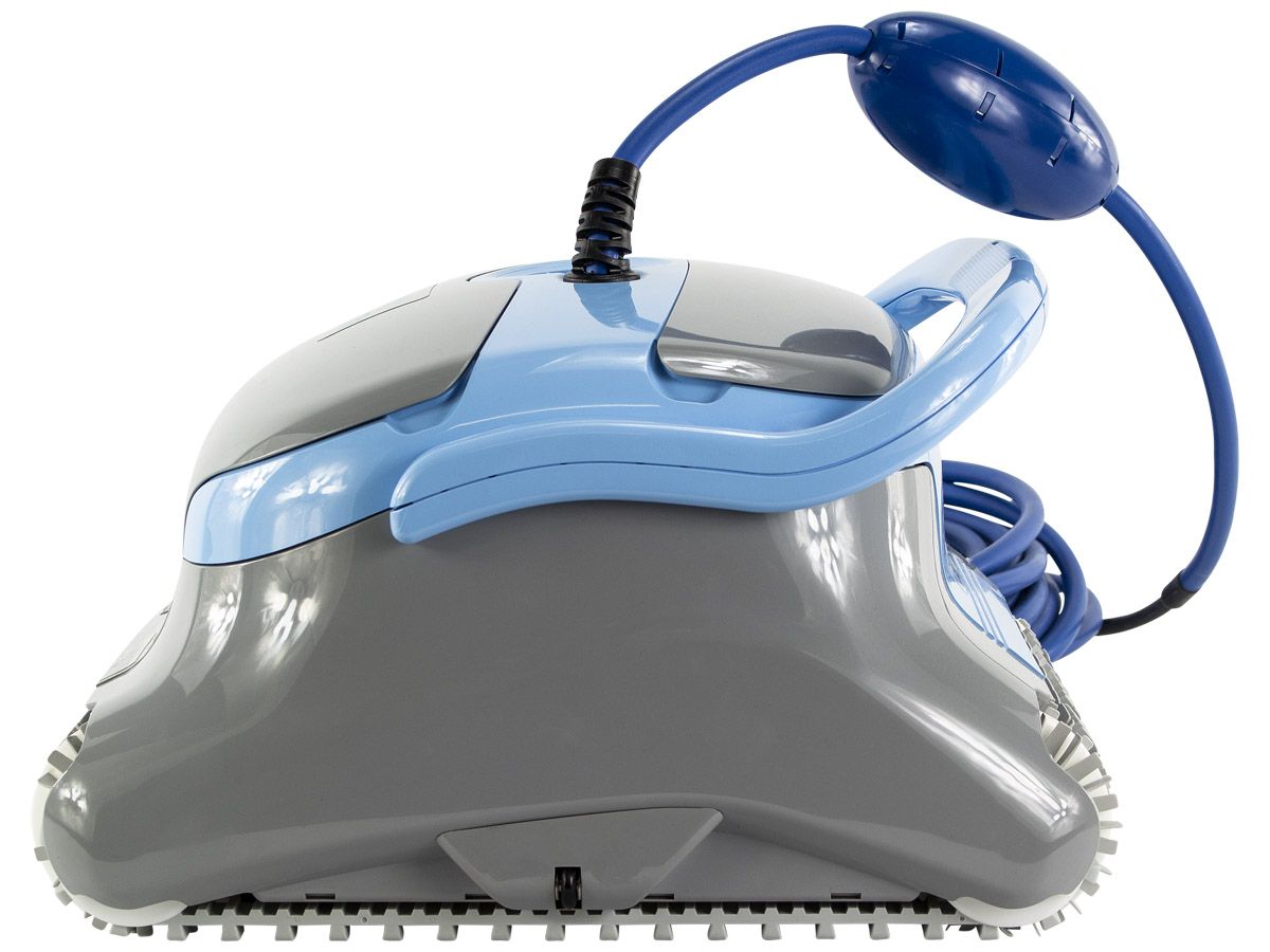 Dolphin Zenit 10 zwembadrobot zijaanzicht.