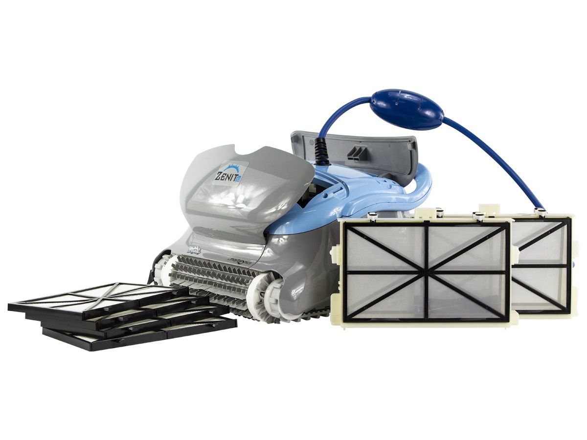 Dolphin Zenit 10 zwembadrobot filters.