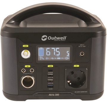 Outwell Akira 300 Power Station tragbare Lithium-Batterie