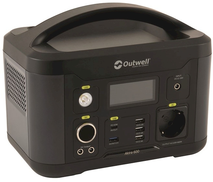 Outwell Akira 600 Power Station draagbare lithiumaccu