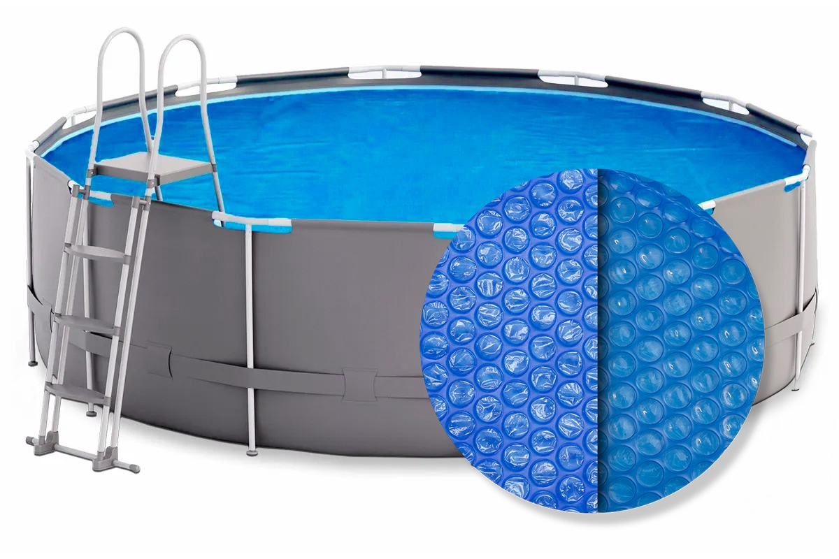 Solar cover rond - 240 cm (zeilmaat 234) - Blauw
