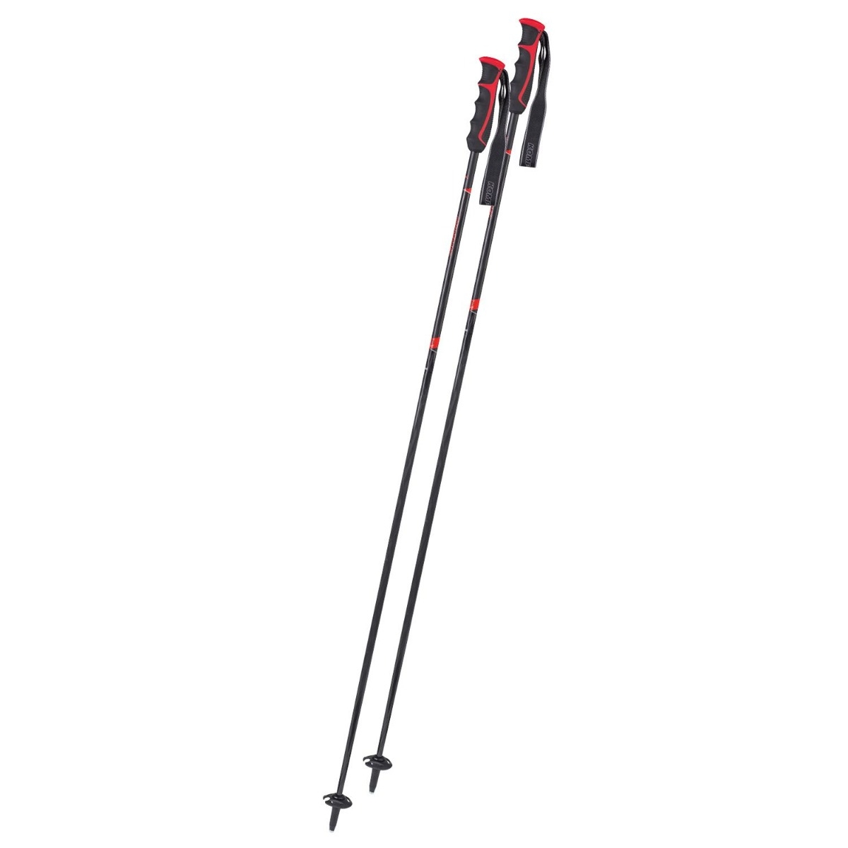 Komperdell Speed Carbon skistokken - Zwart/rood