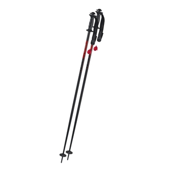 Komperdell Alpine Schnapsstock skistokken - Zwart - 125 cm
