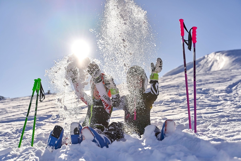 Skistokken Junior Blauw