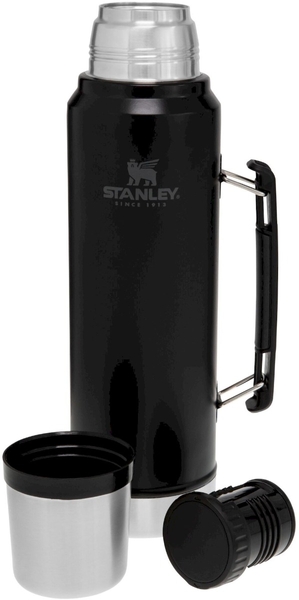 Stanley The Legendary Classic thermosfles - 1 liter - Mat Zwart