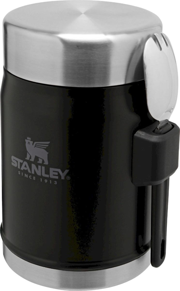 Stanley The Legendary Food Jar met lepel - 400 ml - Mat Zwart