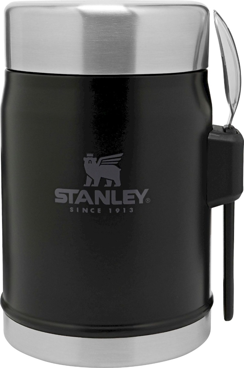 Stanley The Legendary Food Jar met lepel - 400 ml - Mat Zwart