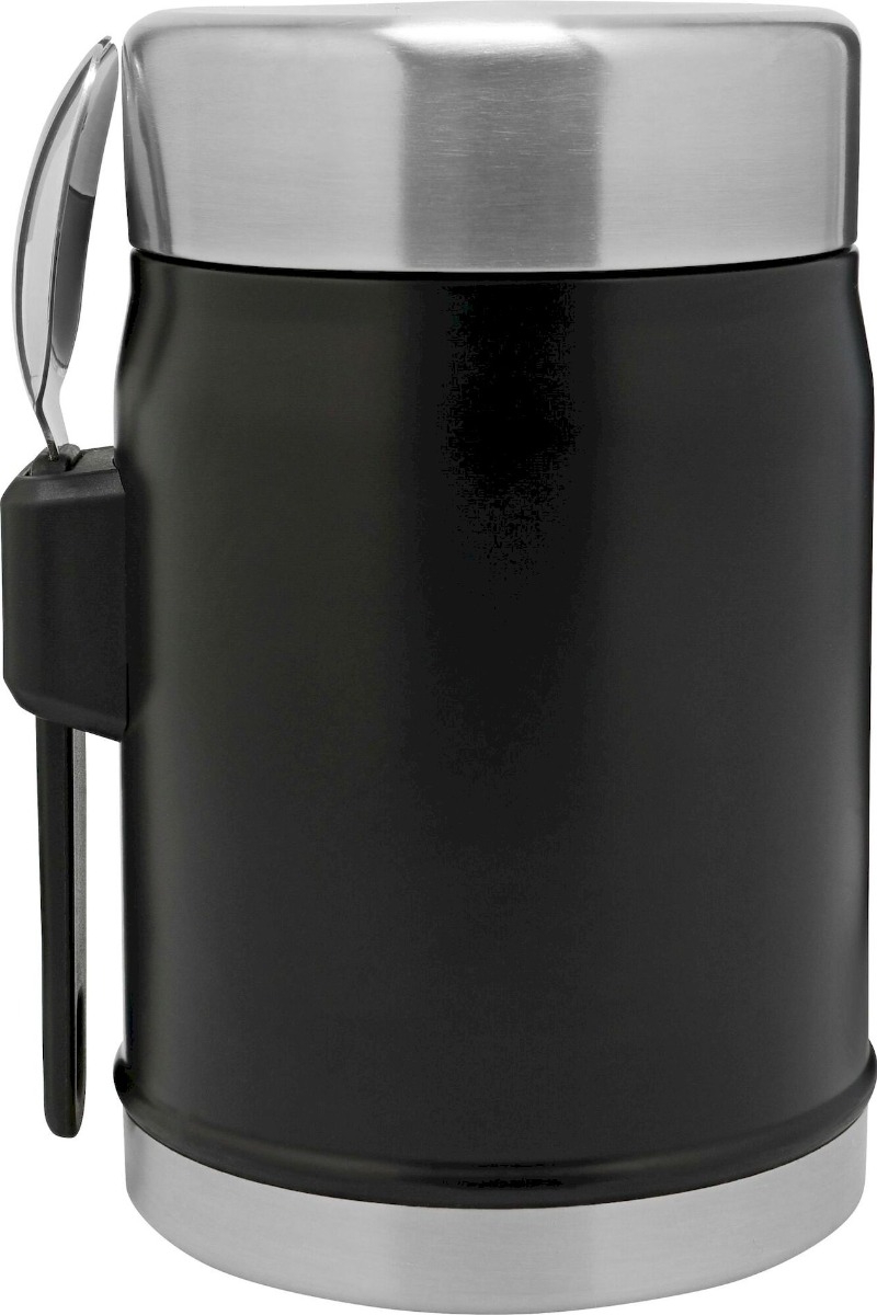 Stanley The Legendary Food Jar met lepel - 400 ml - Mat Zwart
