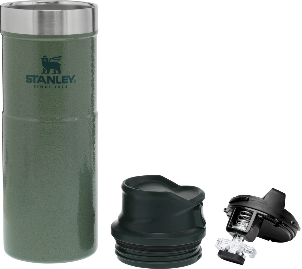 Stanley The Trigger-Action Travel thermosfles - 470 ml - Donkergroen