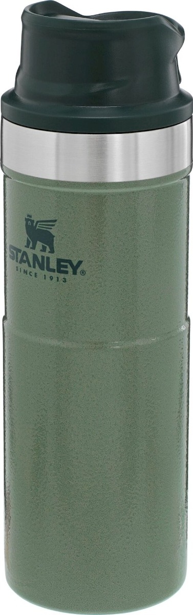 Stanley The Trigger-Action Travel thermosfles - 470 ml - Donkergroen