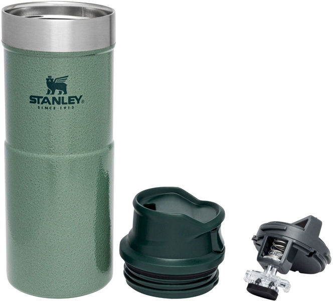 Stanley The Trigger-Action Travel thermosfles - 350 ml - Donkergroen