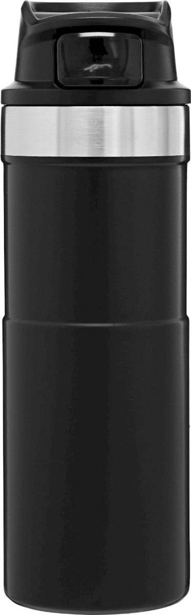 Stanley The Trigger-Action Travel thermosfles - 470 ml - Mat Zwart