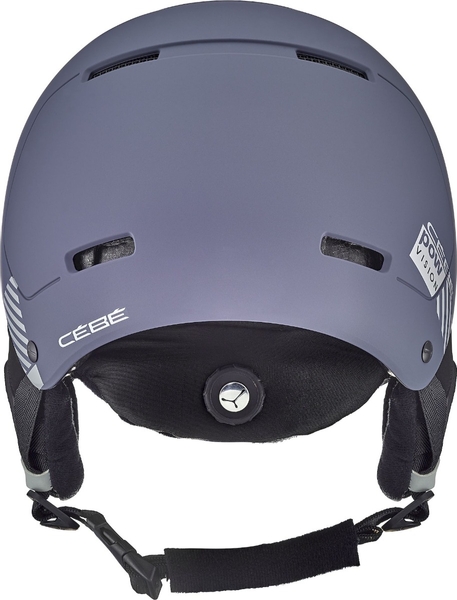 Cébé Pow Vision skihelm - Mat Grijs - Oranje lens