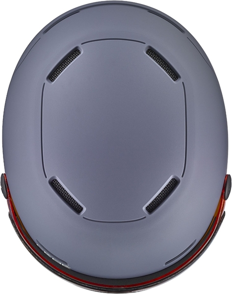 Cébé Pow Vision skihelm - Mat Grijs - Oranje lens