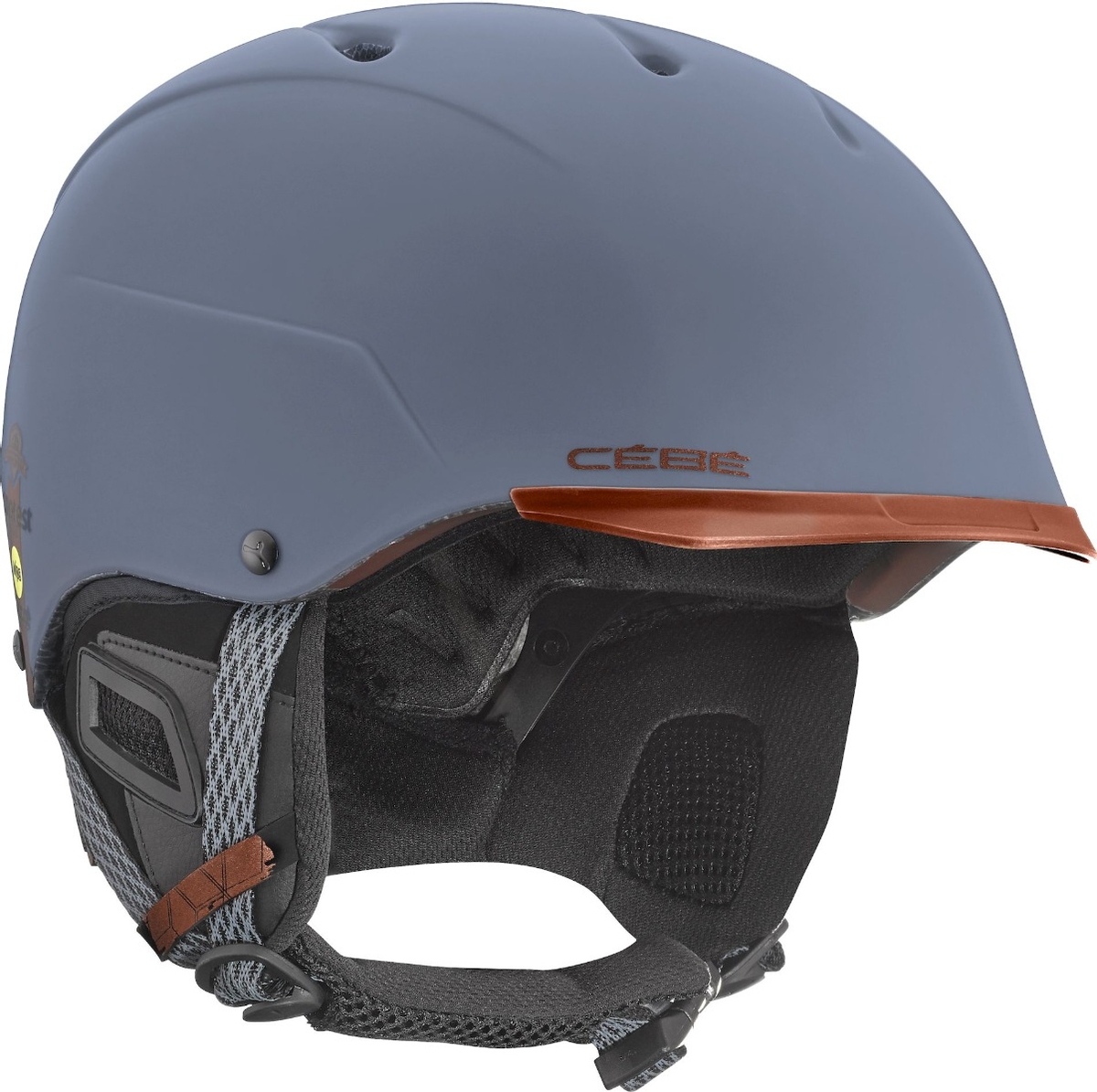 Cébé Contest Visor Ultimate MIPS skihelm - Mat Grijs