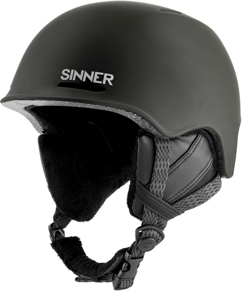 Sinner Fortune skihelm - Mat Zwart