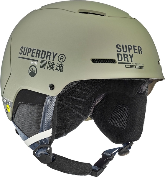Cébé Pow MIPS x Superdry skihelm - Mat Olijfgroen
