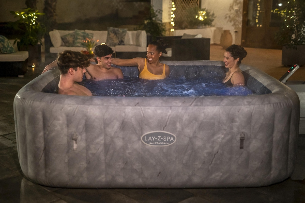 Lay-Z Spa San Francisco EnergySense Hydrojet Pro opblaasbare spa - 7 persoons