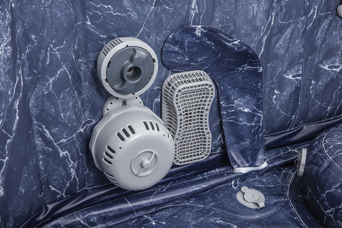 Lay-Z Spa San Francisco Hydrojet opblaasbare spa - 7 persoons chloor