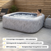 Lay-Z Spa San Francisco EnergySense Hydrojet Pro opblaasbare spa - 7 persoons
