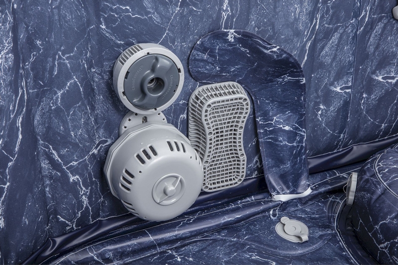 Lay-Z Spa San Francisco Hydrojet opblaasbare spa - 7 persoons chloordispenser