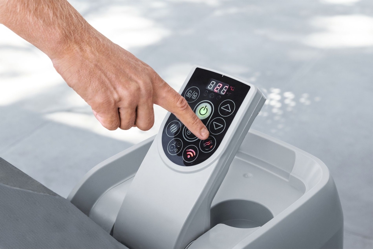 Lay-Z spa waterval verlichting LED gebruiken display