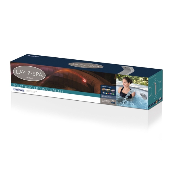 Lay-Z spa waterval verlichting LED verpakking