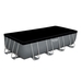Bestway Power Steel Rectangular zwembad - 549 x 274 x 122 cm - met filterpomp en accessoires afdekzeil